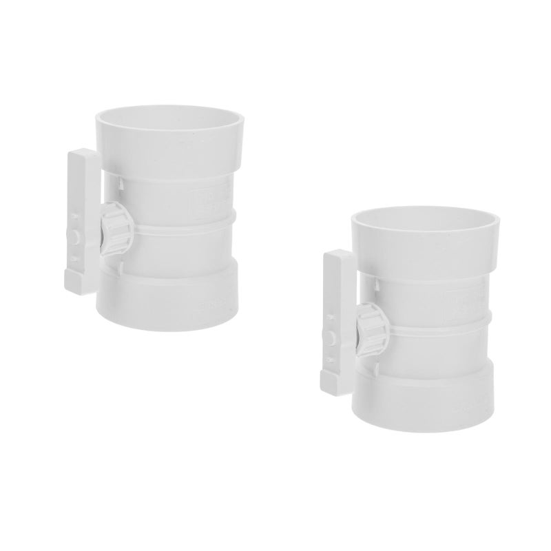 2pcs Manual Volume Control Damper For Systems Precise Airflow Regulation Easy Installation Damper For New Ventilation And Range Hoods - Image 1