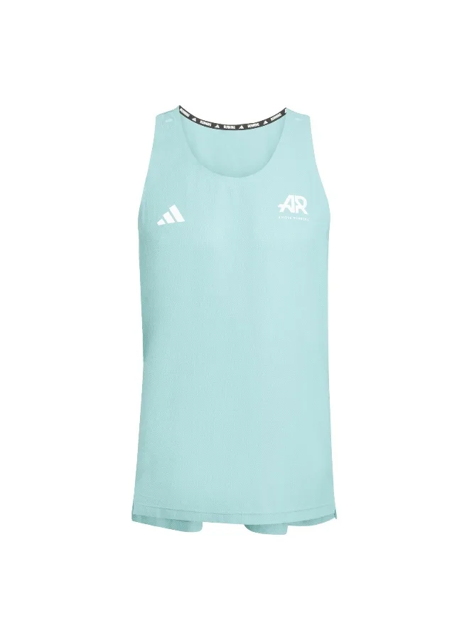 adidas Adidas Otr Ar Singl M Turquoise Singlet (Shirt) T-Shirts For Men