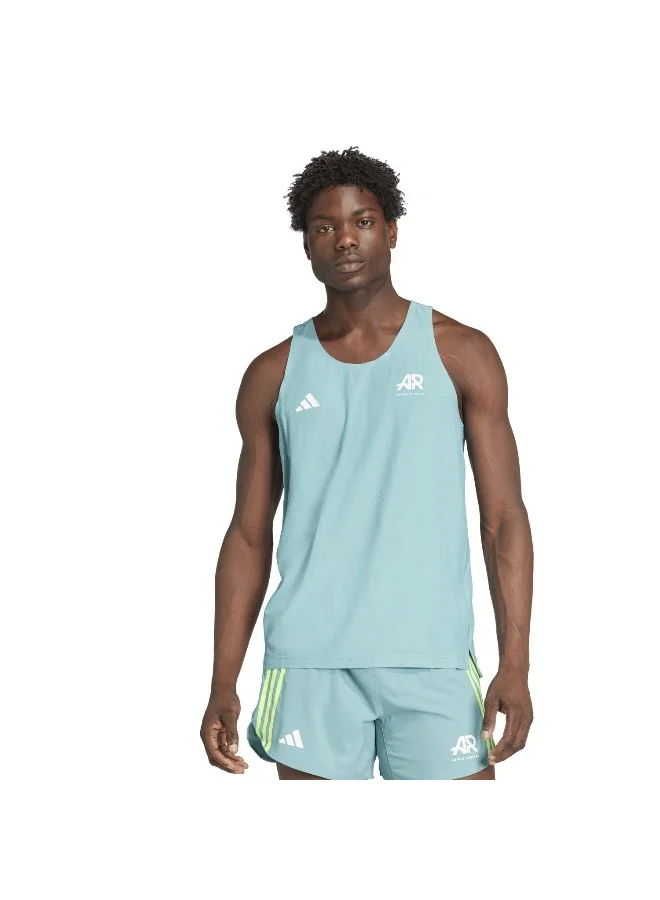 adidas Adidas Otr Ar Singl M Turquoise Singlet (Shirt) T-Shirts For Men