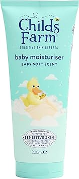 Childs Farm مرطب الأطفال من تشايلدز فارم برائحة ناعمة للأطفال مرطب ومغذي مناسب للمواليد الجدد ذوي البشرة الجافة والحساسة 200 مل - Image 1