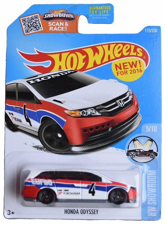 Hot Wheels Honda Odyssey, Showroom 5/10, White