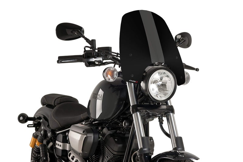 Puig Windshield NG Touring Yamaha XV950/R/RACER 14-21 C/Black (9438N) - Image 4