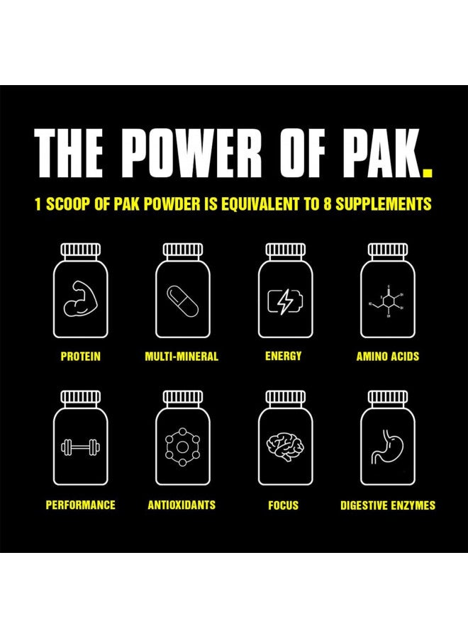 ANIMAL Animal Pak Convenient All-in-One Vitamin & Supplement Powder Zinc, Vitamins C, B, D, Amino Acids and More Sports Nutrition Performance Multivitamin for Women & Men 44 Scoops, Cherry Bomb - Image 2
