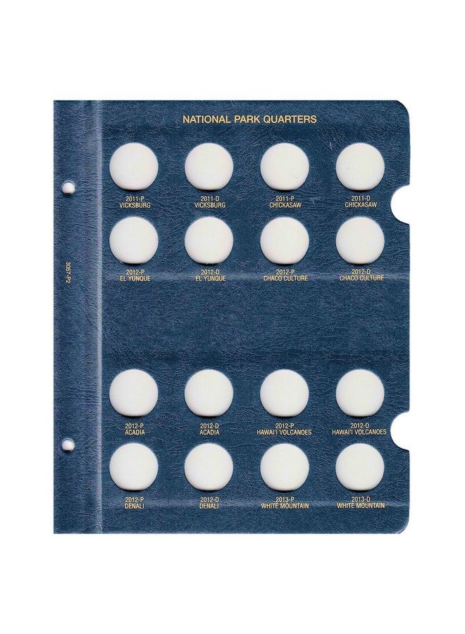 Whitman Whitman US National Park Quarter Coin Album 2010-2021 P & D Mints #3057 - Image 3