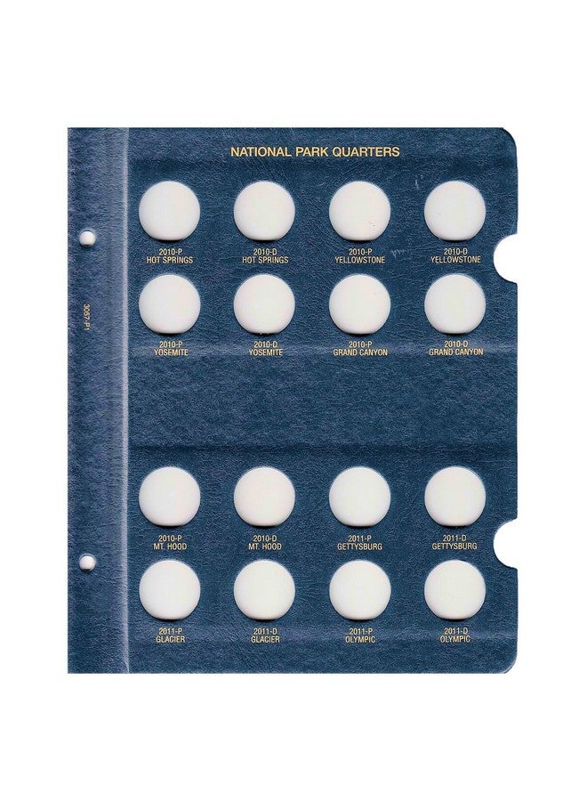 Whitman Whitman US National Park Quarter Coin Album 2010-2021 P & D Mints #3057 - Image 2