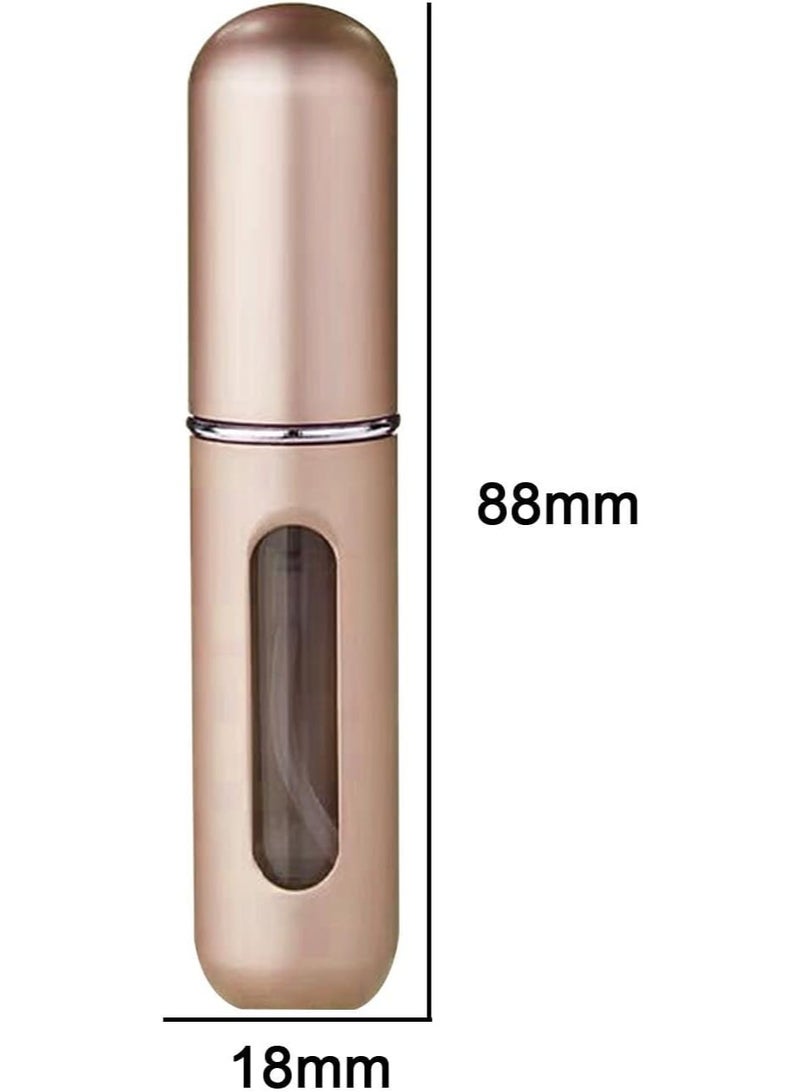 4-Pack Refillable Perfume Atomizer Spray Bottles, 5ml Portable Travel Size - Image 4