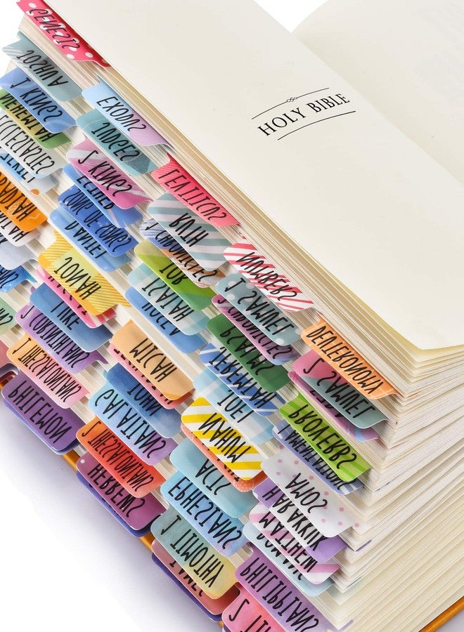 جوميغل فواصل للكتاب المقدس، العهد القديم والعهد الجديد، فواصل للكتاب المقدس للنساء/الرجال/الأطفال، 100 قطعة من فواصل كتب/فهارس الكتاب المقدس لدراسة الكتاب المقدس، فواصل فصول الكتاب المقدس لتدوين الملاحظات، سهلة القراءة، 66 كتابًا، 8 مراجع، 19 فاصلًا فارغًا - Image 1
