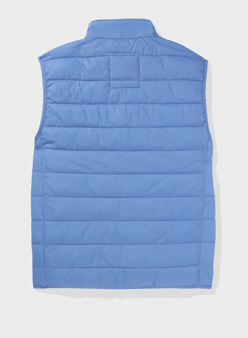 American Eagle Zip Through Puffer Vest