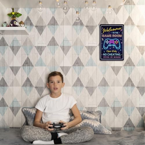 Bestylez Welcome to the Game Room Sign - Cool Gaming Decor Gifts for Boys and Teens | Perfect Game Room Accessories and Decor, 12 x 8 Inch (268) - Image 5