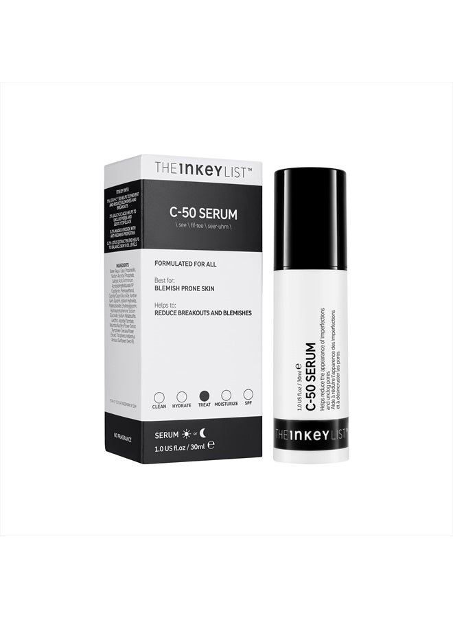 The Inkey List C-50 Blemish Night Treatment, Overnight Gel Treatment to Reduce Breakouts and Blemishes, 1.01 fl oz  - Image 5