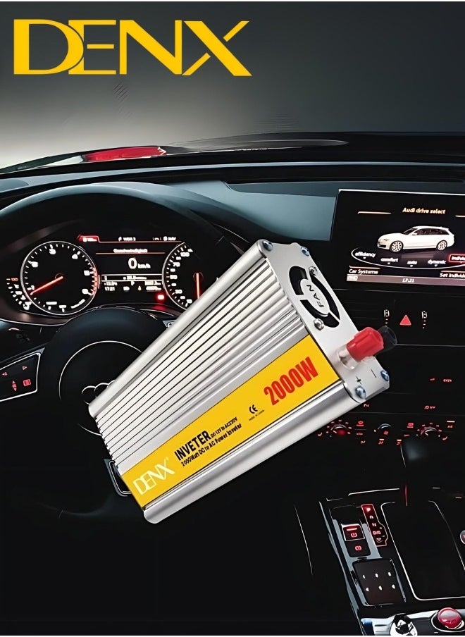 Denx - DENX 12v to 220v 2000W Car Power Inverter - Image 1