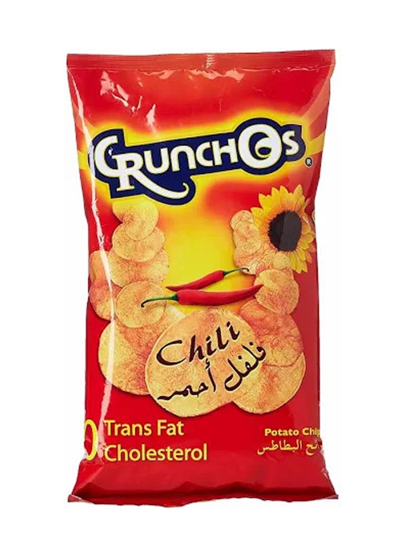 رقائق البطاطس الحارة