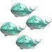Hokilands Cartoon 4D Ocean The Sea Whale Balloon Under The Sea Decoration For Birthday Baby Shower Summmer Party 4 Pack Cute Green Fish Whale Shaped Balloons Ocean Animal Foil Balloons Beach Decoration - Image 3