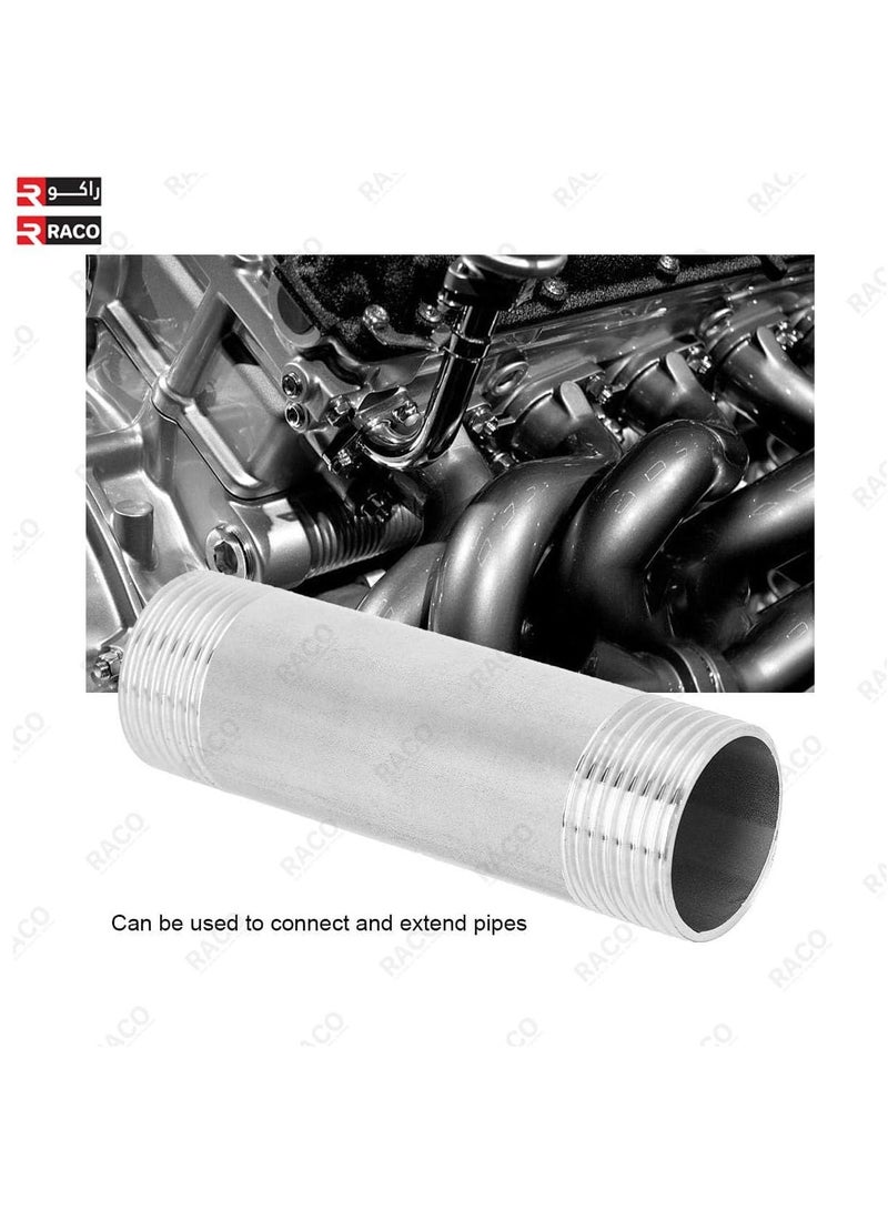 RACO Stainless Steel Barrel Nipple Pipe Fitting for Water and Air Pipe Applications in Industry 8 Length: 200 mm - Image 4