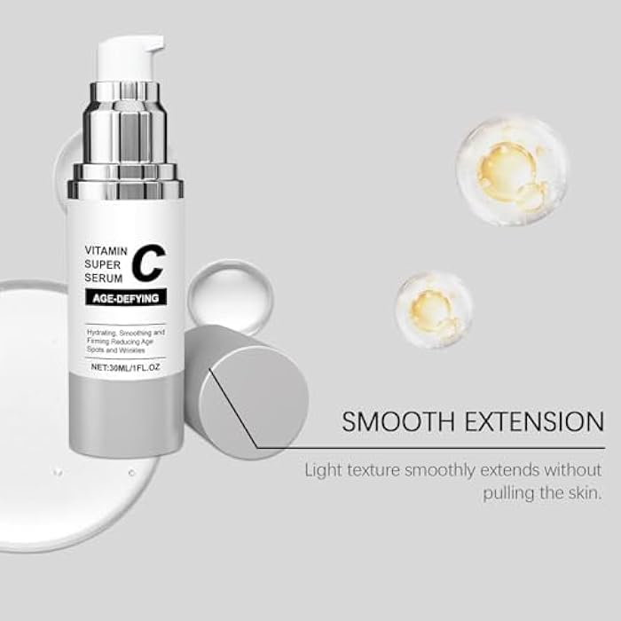 Narvokey Vitamin C Retinol Anti-Aging Serum, Retinol, Hyaluronic Acid, Peptides, Collagen, Vitamin E for Brightening, Hydrating, Firming, 1 Fl Oz - Image 3