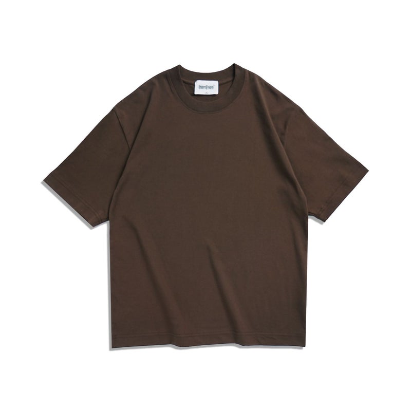 Dropped Shoulder | Three Anti-Sweat Anti-Wrinkle Anti-Deformation Heavy T-Shirt Solona Short Sleeve Round Neck Tide Brand Ins Loose Base - Image 1