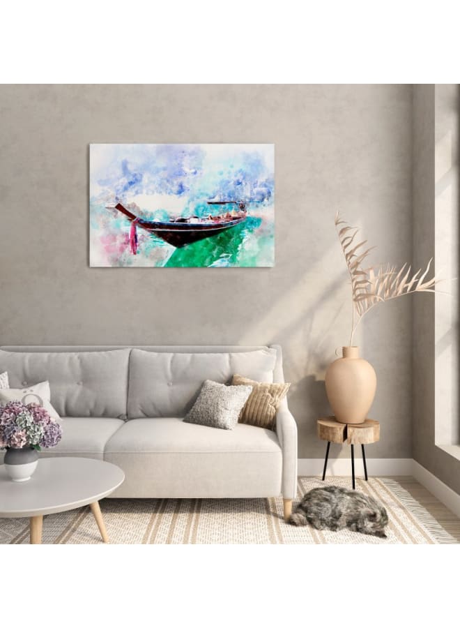 Home Gallery Large Sailboat Party Printed Canvas wall art 120x80 - Image 2