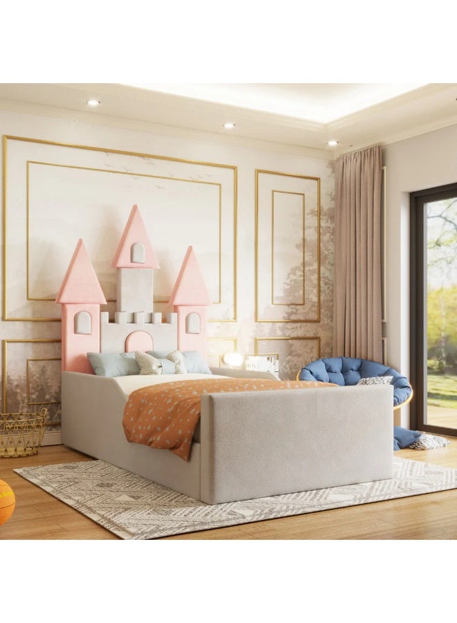 Nayam Sleep Rapunzel Castle Kids Bed 200x40x150Cm - Image 1