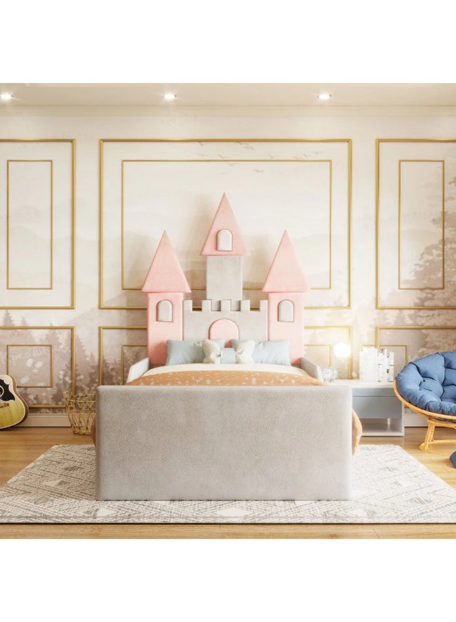 Nayam Sleep Rapunzel Castle Kids Bed 200x40x150Cm - Image 2