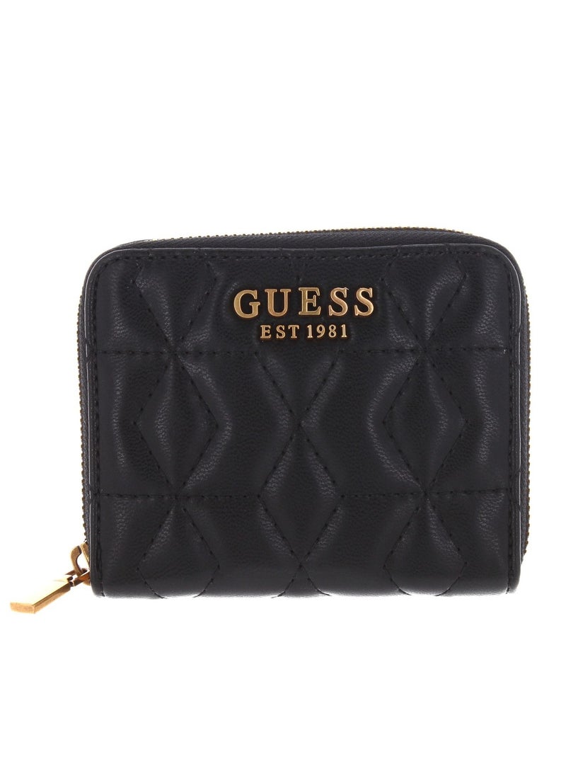 GUESS Guess Elenia Quilted Design Mini Wallet Black  - Image 1