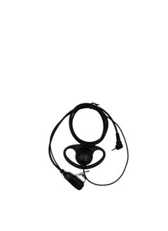 PROMAGE PROMAGE D-Shape Two-Way Radio Earpiece with Lapel PTT/Mic – Comfortable, Durable, Ideal for Hospitality & Security Use 