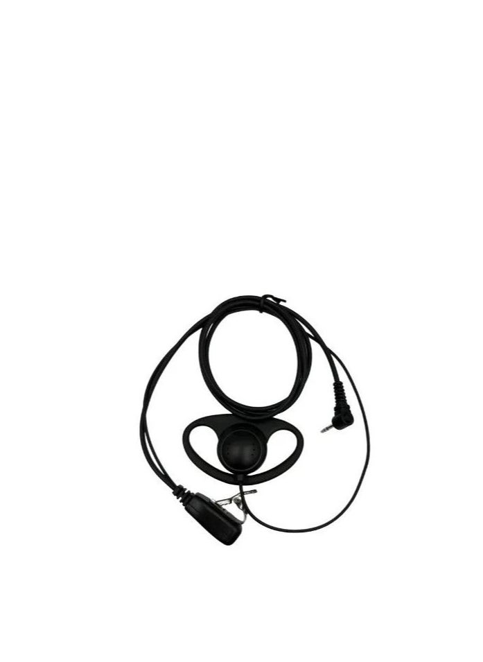 PROMAGE - PROMAGE D-Shape Two-Way Radio Earpiece with Lapel PTT/Mic – Comfortable, Durable, Ideal for Hospitality & Security Use - Image 1
