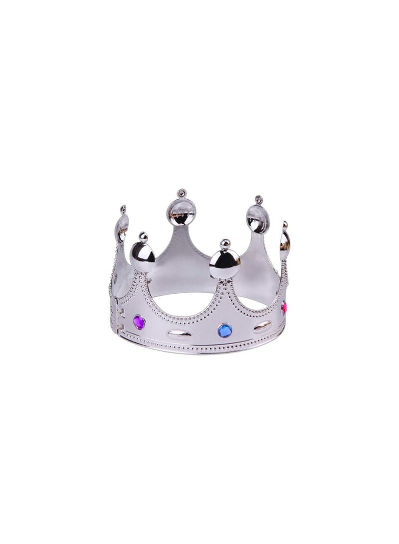 GGOOT 4pcs Royal King Queen Crowns, Princess Tiara Headband Costume Accessories for Birthday Party Favors - Image 3