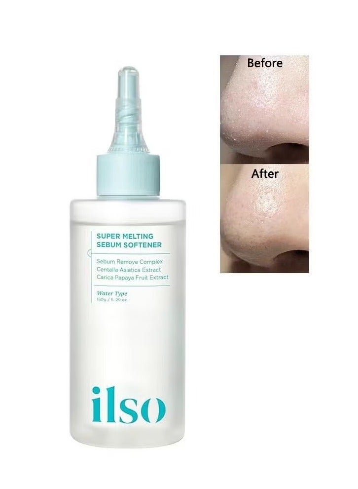 ilso Super Melting Sebum Softener 150g, Sebum Remove Complex Centella Asiatica Extract, Carica Papaya Fruit Extract, Blackhead Remove, Melting Sebum Softener, Pores Cleanses - Image 1