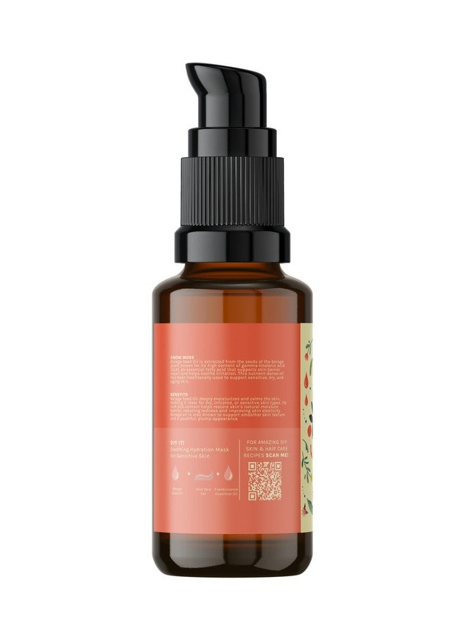 Tattvalogy Pure Borage Seed Oil | 100% Pure & Natural Essential Oil | Starflower Oil | Cold-pressed, Unrefined | Natural Moisturizer For Hair, Face, Body, Nails, Stretch Mark |In Glass Bottle - 15 ml - Image 2