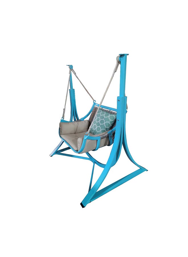 Suncoast Nomad Hanging Chair Aluminum Frame-Blue 