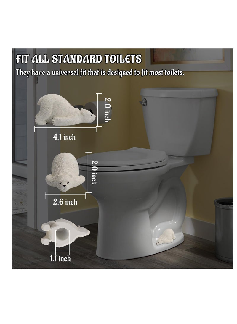 أغطية مسامير المرحاض، أغطية مسامير المرحاض الزخرفية، مجموعة أغطية مسامير دب قطبي لطيفة مكونة من 2، اخفِ مسامير المرحاض الخاصة بك، ديكور مثالي للحمام، أبيض - pzsku/Z3C6546C8F0AC777CEB13Z/45/_/1711178668/9e944fe6-4c4e-4bef-aa6b-5900fe3e7743
