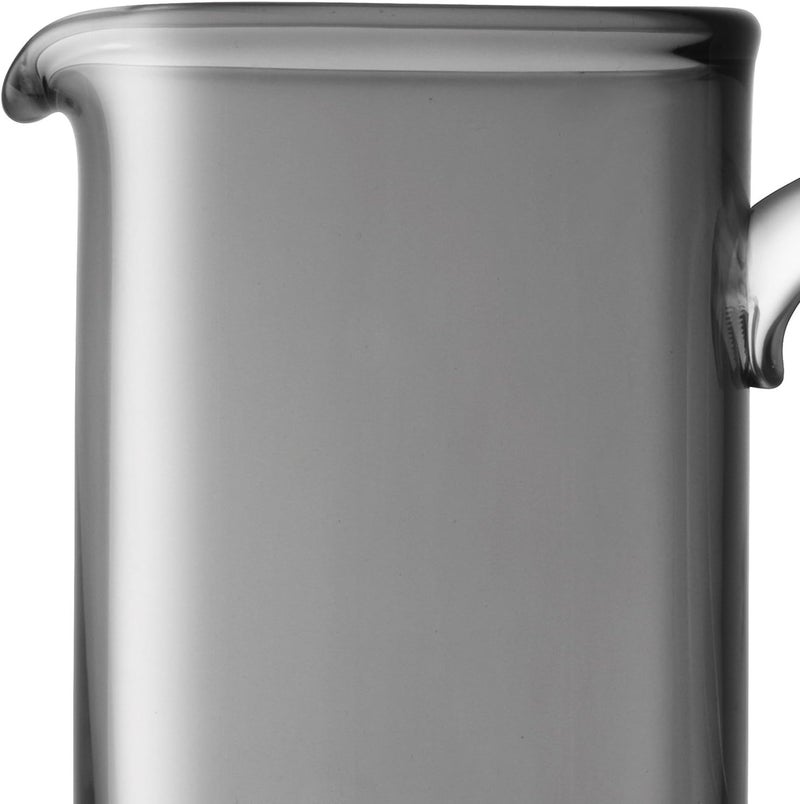 BS B&S Utility Glass Jug 1.35L Slate Grey Pitcher with Handle Elegant Carafe for Water, Juice, Iced Tea & Cocktails Modern Tableware - Image 3