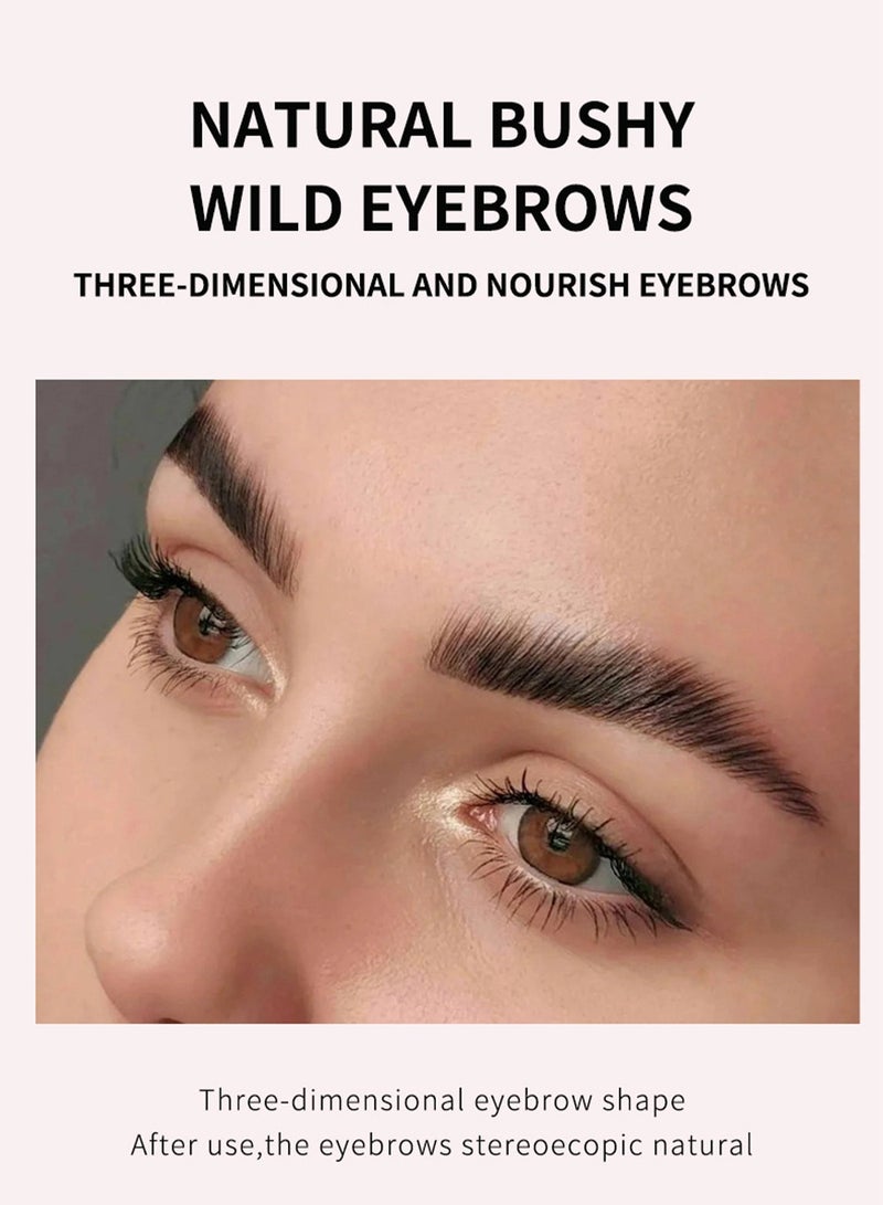 OCHEAL Eyebrow Gel, Clear Brow Glue 3D Extreme Hold Long Lasting Eyebrow Setting Gelm, Eyebrow Wax Kit Soap Kit for Styling and Sculpting - Shaping and Defining Effect-Vegan & Cruelty-Free（Brow Brush Included） - Image 4