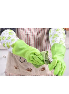 Generic Cleaning and Washing Waterproof Gloves For Kitchen Dish Washing Laundry Cleaning - Multi Color  - Image 1