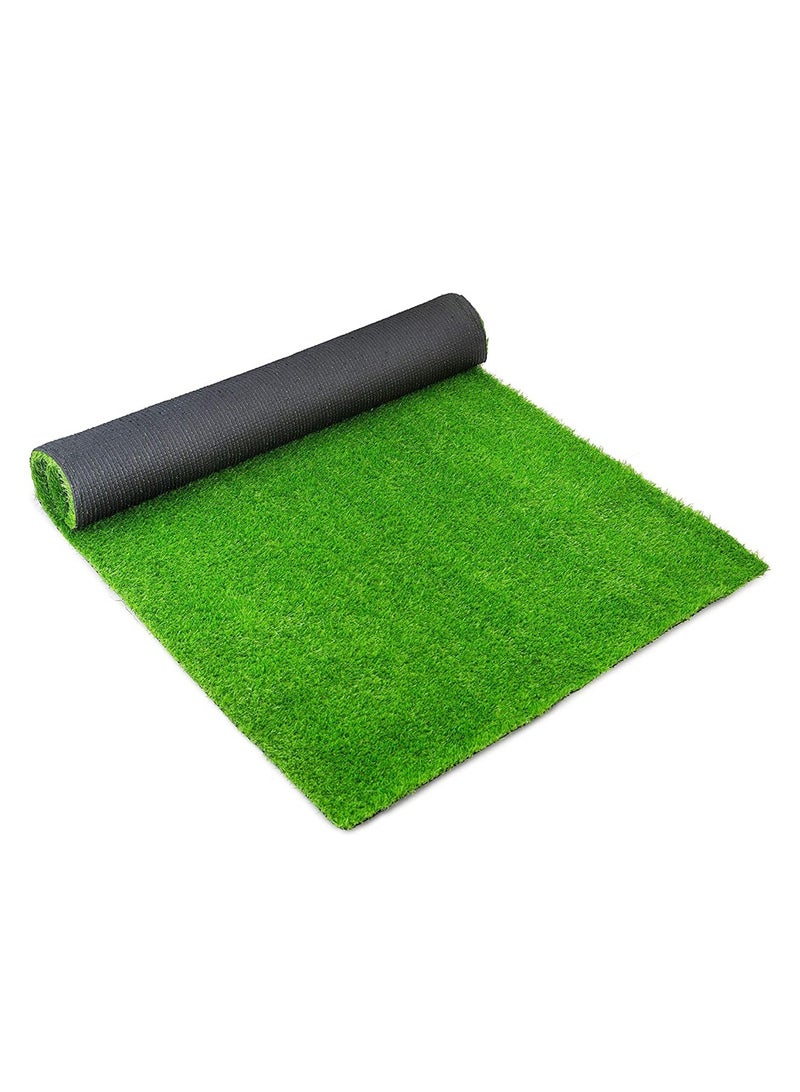LINGWEI 2x15 Meter Artificial Grass Carpet Green Artificial Grass Turf For Home Outdoor Front Garden Decoration Play Ground Pool Area Backyard Patio Balcony - Image 3