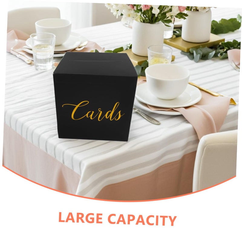Large Pink Card Holder Box For Wedding Invitations Money Bridal Shower Decor - Image 4