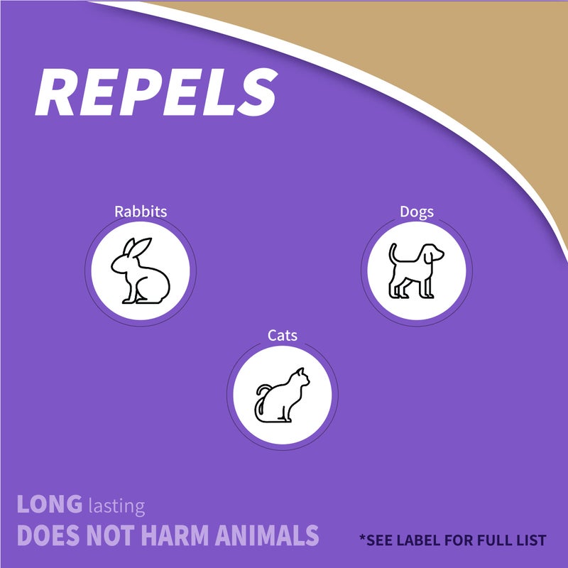 Bonide Go Away! Rabbit, Dog, & Cat Repellent Granules, 1 lb Ready-to-Use, Keep Dogs off Lawn, Garden, Mulch & Flower Beds - Image 3