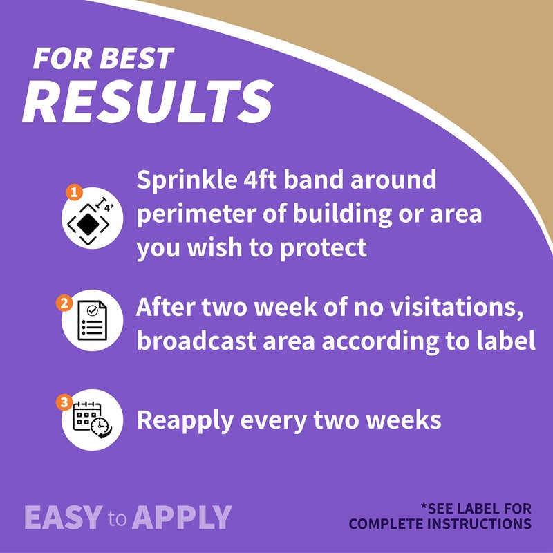 Bonide Go Away! Rabbit, Dog, & Cat Repellent Granules, 1 lb Ready-to-Use, Keep Dogs off Lawn, Garden, Mulch & Flower Beds - Image 4