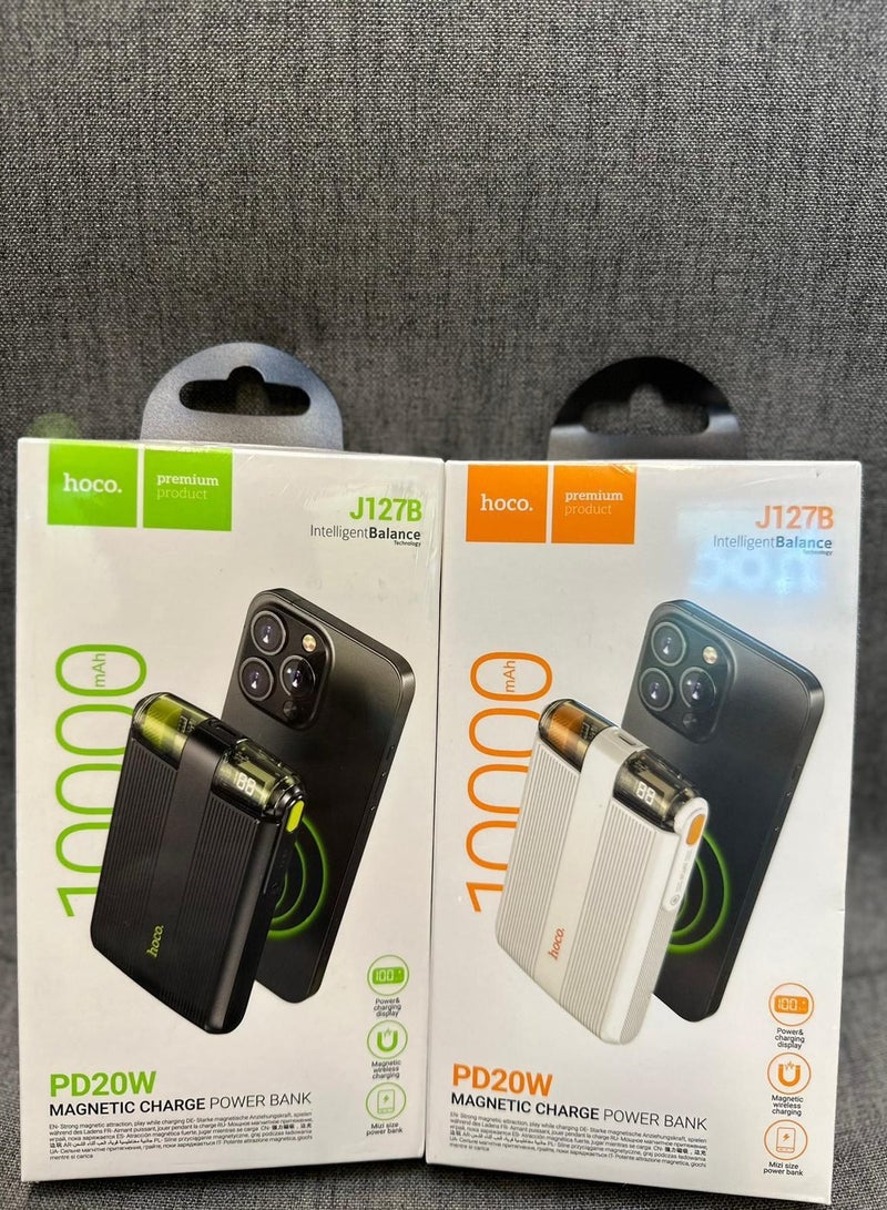 Hoco PD20W Magnetic Fast Wireless Charging Power Bank Multicolor - Image 1