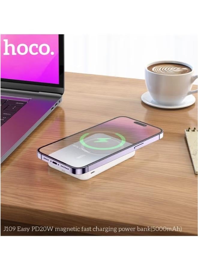 Hoco PD20W Magnetic Fast Wireless Charging Power Bank Multicolor - Image 3