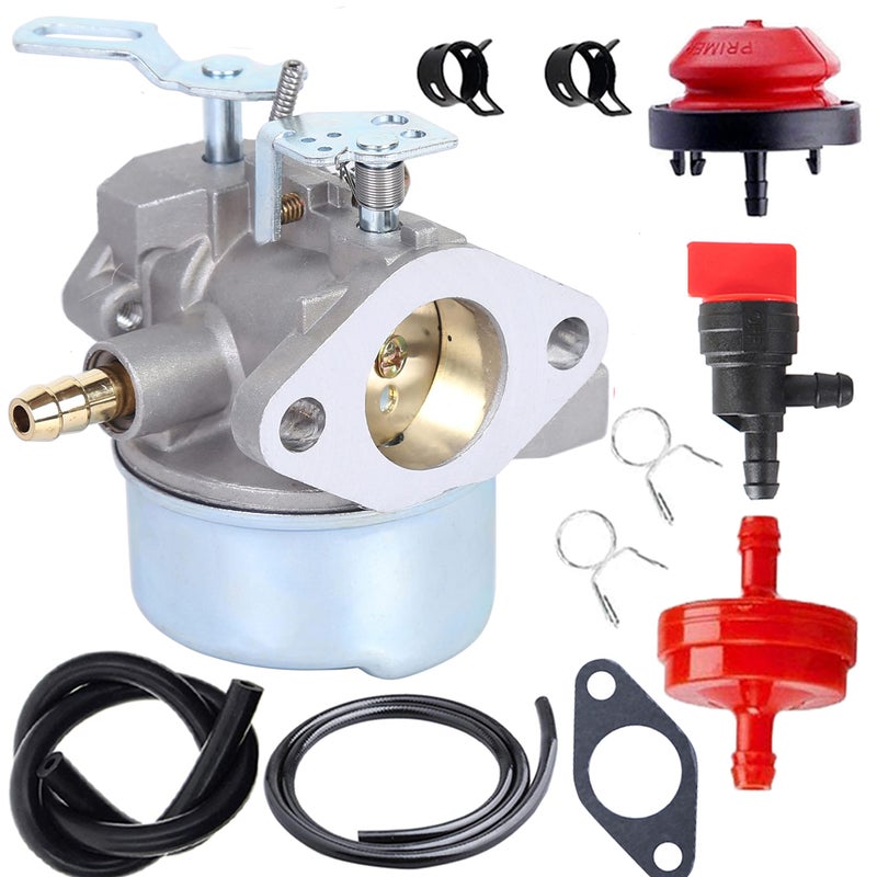 HMSK80 640349 Carburetor for Tecumseh 640052 640349 LH318SA ST1032 ST824 924082 932101 640054 924050 Ariens ST624 Fits Yard Machines 31AE640F000 31AE665E118 Snowblower