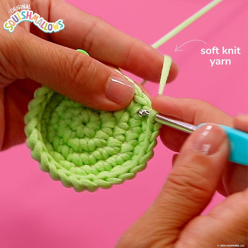Squishmallows Original Wendy The Frog Crochet Kit, Includes Yarn, Crochet Hook, Starter Hooks, Step-by-Step Tutorials, Exclusive Crochet Kit, DIY Craft, Crochet Kits, Great Teen Gifts - Image 5