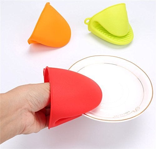 Mezons Kitchen Silicone Oven Glove Heat Resistant Pot Holder Grip Multi Color 1 PCs - Image 1
