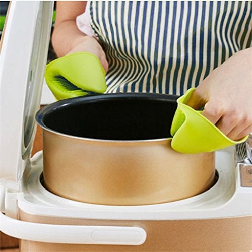 Mezons Kitchen Silicone Oven Glove Heat Resistant Pot Holder Grip Multi Color 1 PCs - Image 4