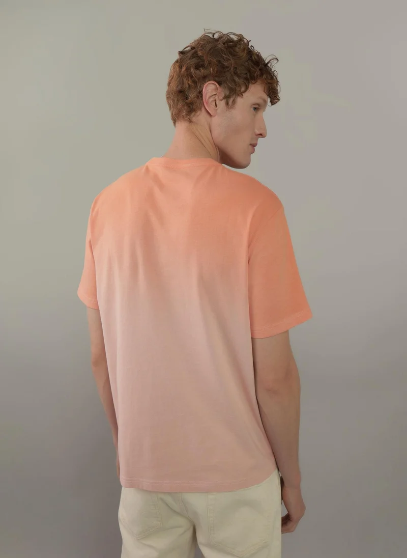 American Eagle Logo Detail Crew Neck T-Shirt