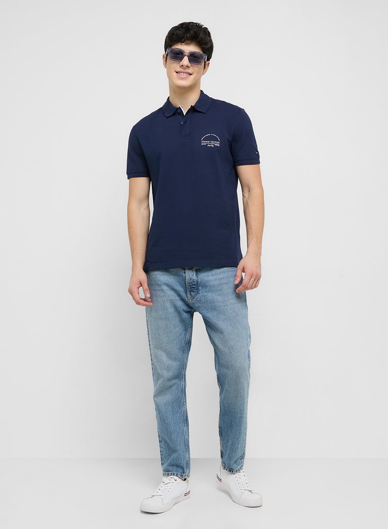 TOMMY HILFIGER Regular Fit Graphic Short Sleeve Polo  - Image 4