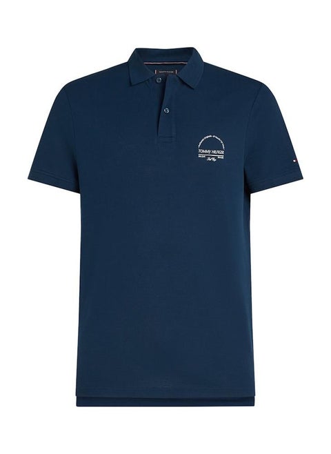 Regular Fit Graphic Short Sleeve Polo