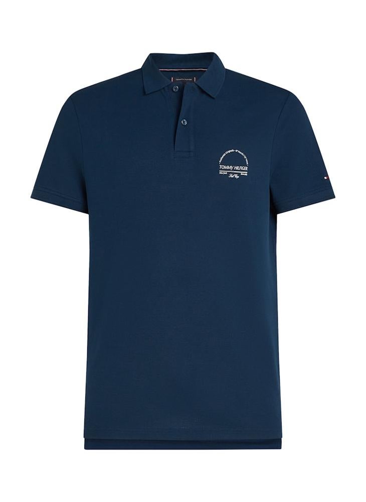 TOMMY HILFIGER Regular Fit Graphic Short Sleeve Polo  - Image 1