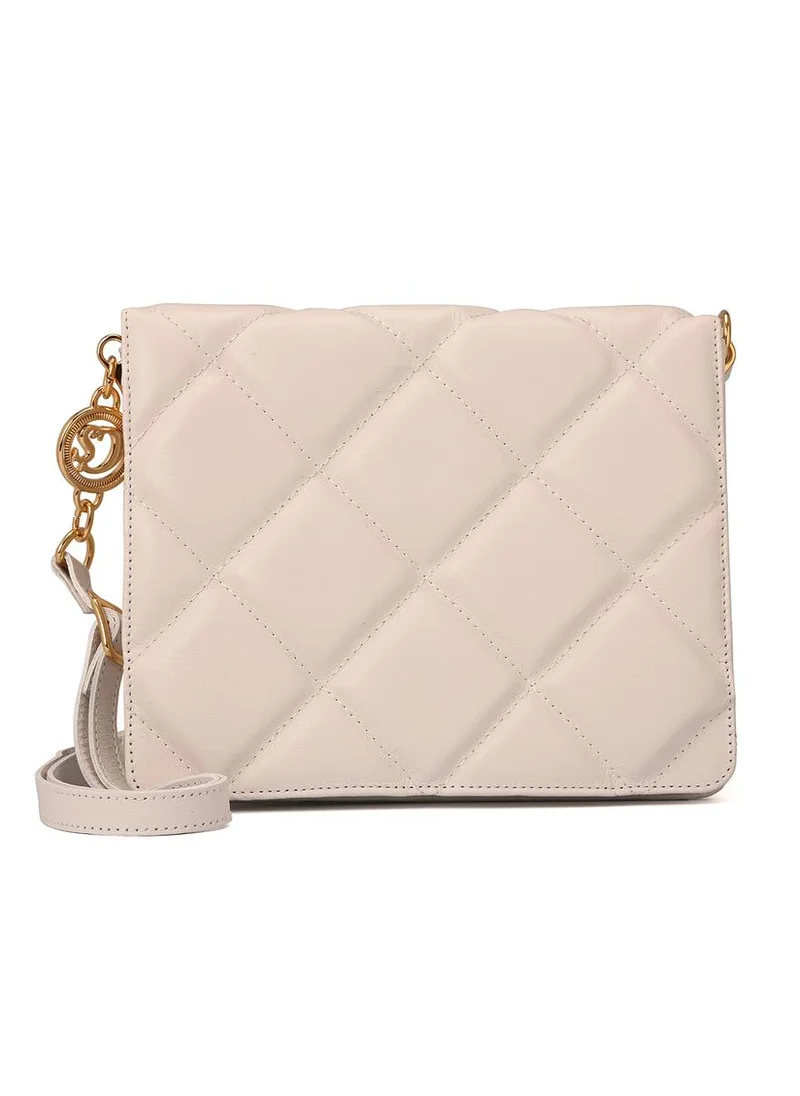 كارمن ستيفنز حقيبة مبطنة بيضاء بسيطة