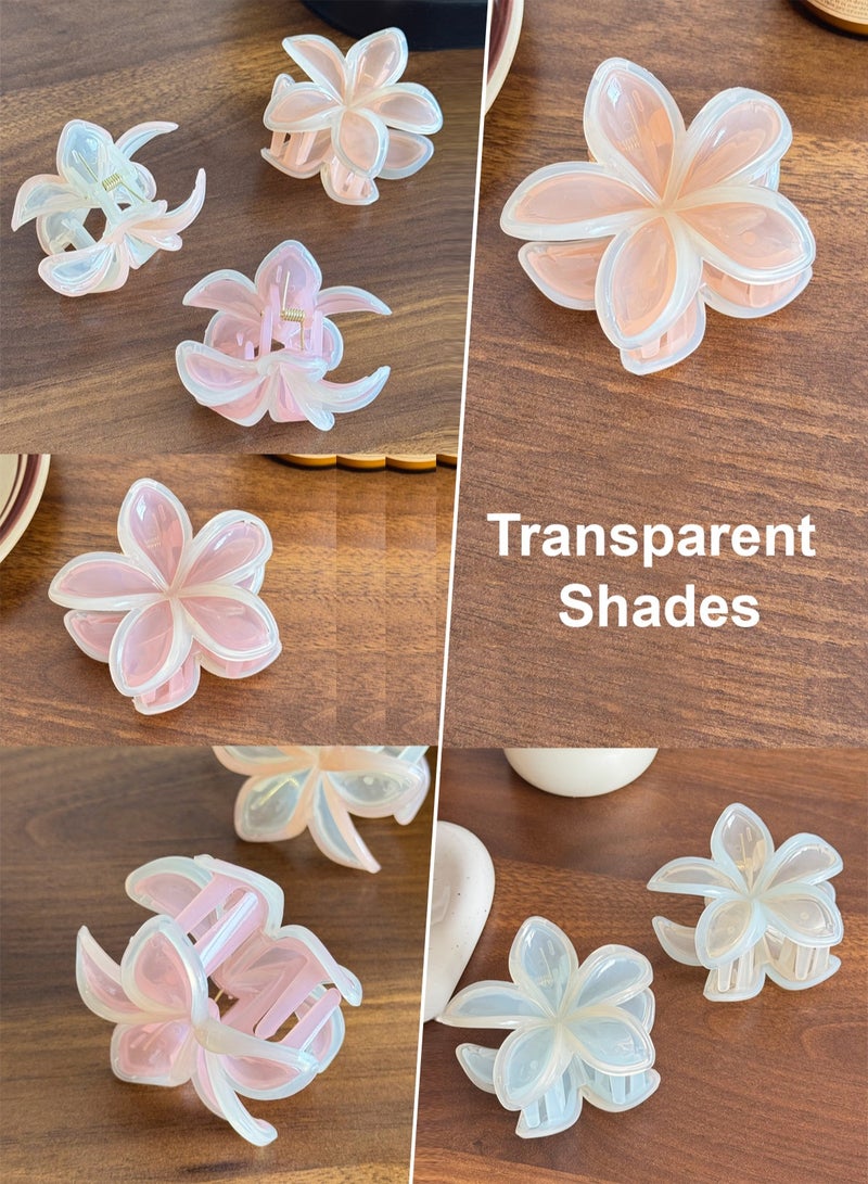 Lelet Small Flower Hair Claw Clips, 12PCS 1.18" Cute Mini Claw Clips for Women & Girls, Strong Hold for Thick & Thin Hair, 6 Colors - Image 2